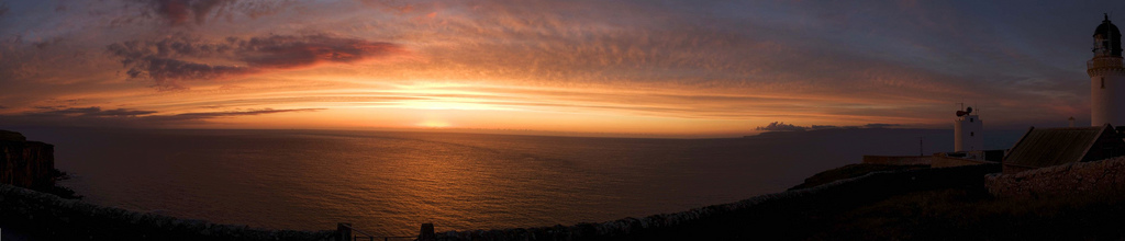 Puesta de sol en Dunnet Head